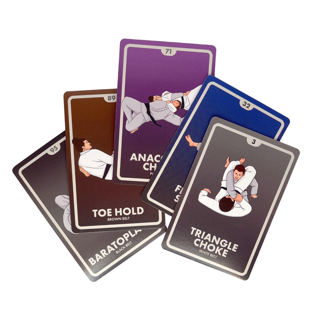 BJJ Flashcards – 100 Essential Jiu Jitsu Techniques from White to Black Belt
